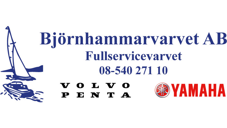 Logga Björnhammarvarvet AB, Volvo Penta logga, Yamaha Logga